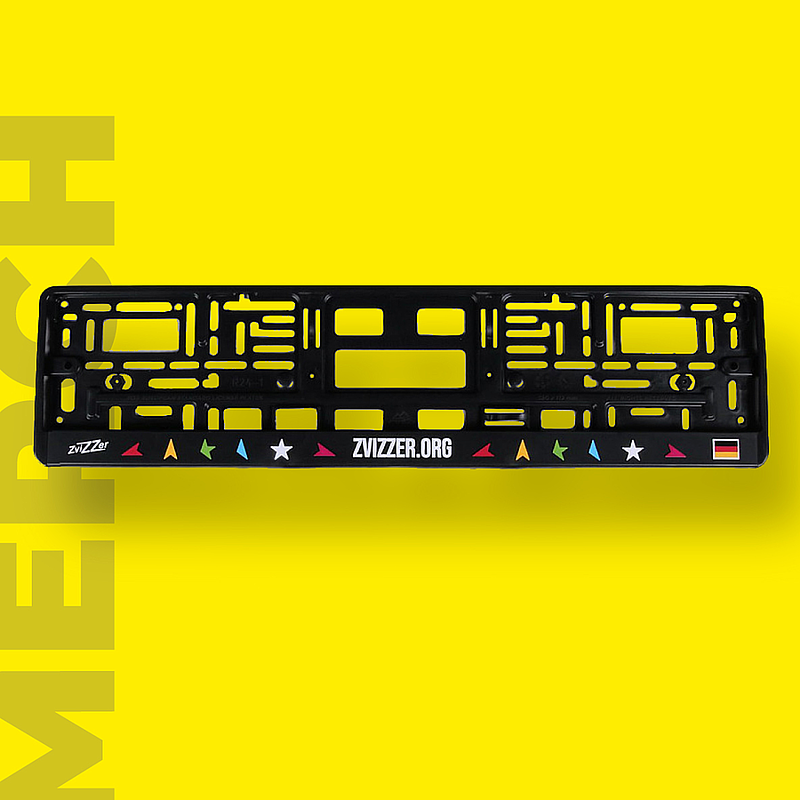 Рамка для автомобильных номеров Zvizzer (комплект 2 шт.)