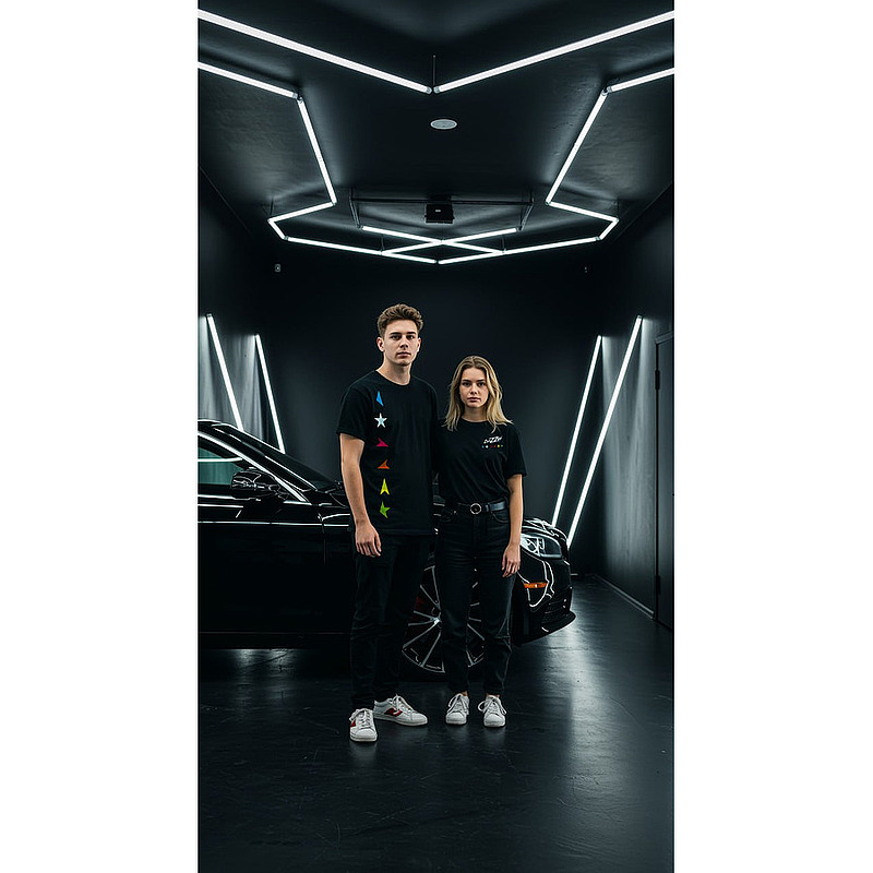 Футболка Detailing оверсайз Zvizzer Цвет черный, разм. M