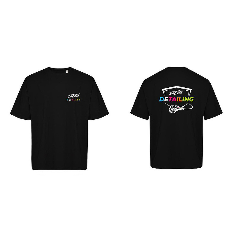 Футболка Detailing оверсайз Zvizzer Цвет черный, разм. M