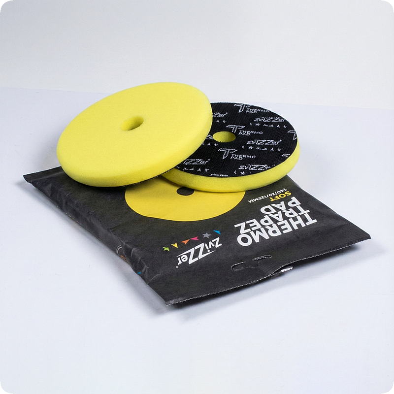 Полировальный круг из термоустойчивого поролона 125мм Zvizzer Thermo Trapez Pad - мягкий антиголограмный