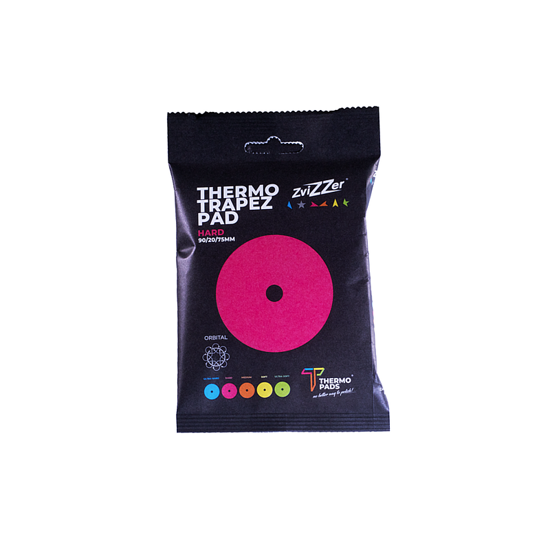 Полировальный круг из термоустойчивого поролона 76мм (90/20/76) Zvizzer Thermo Trapez Pad - жёсткий