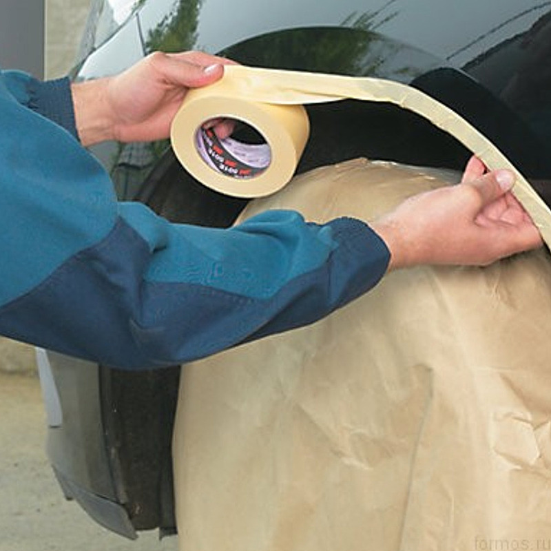 3M Малярный cкотч 50 метров 24мм x 50м