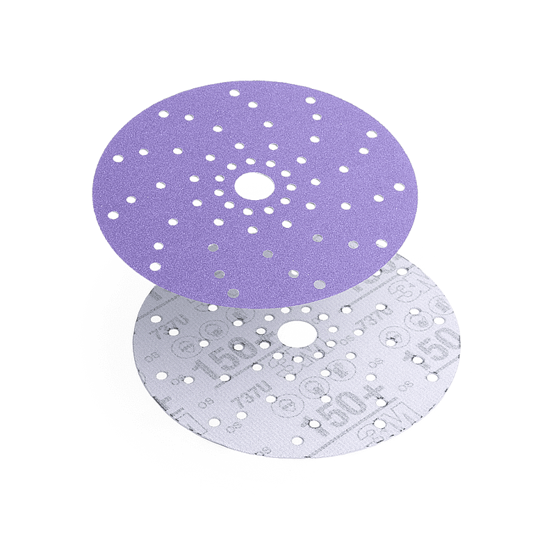 3M Круг шлифовальный c мультипылеотводом Cubitron II 737U Hook 150мм P150+