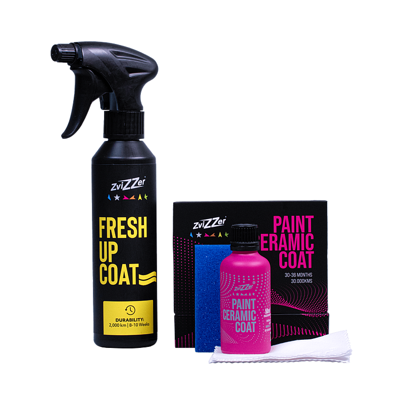 Комплект - долговременная керамическая защита Paint Ceramic Coat + состав по уходу и регенерации керамики Fresh-Up
