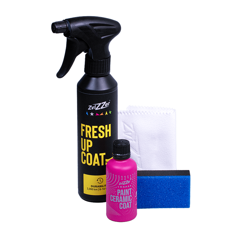 Комплект - долговременная керамическая защита Paint Ceramic Coat + состав по уходу и регенерации керамики Fresh-Up