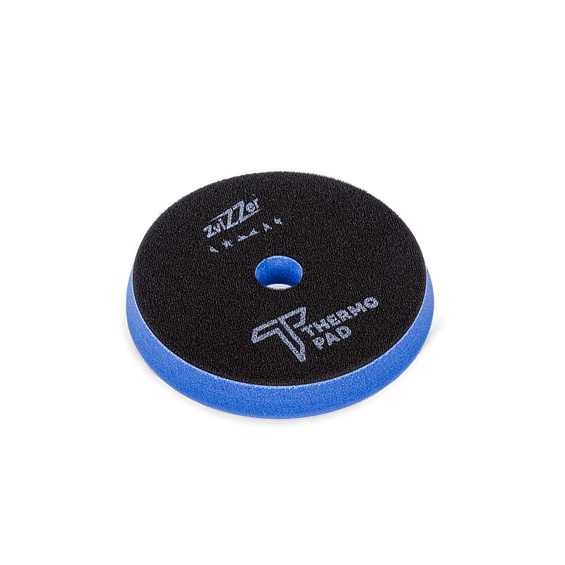 Zvizzer Thermo Pads MEDIUM 130-140/20/125мм, 1 шт. Полировальный термостойкий поролоновый синий круг средней жесткости 13 kPa.