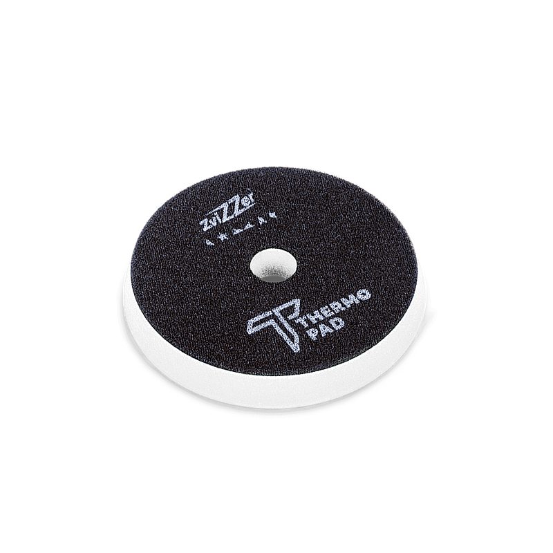 Zvizzer Thermo Pads MEDIUM HARD 130-140/20/125мм, 1 шт. Полировальный термостойкий поролоновый белый круг средне жёсткий 16 kPa.