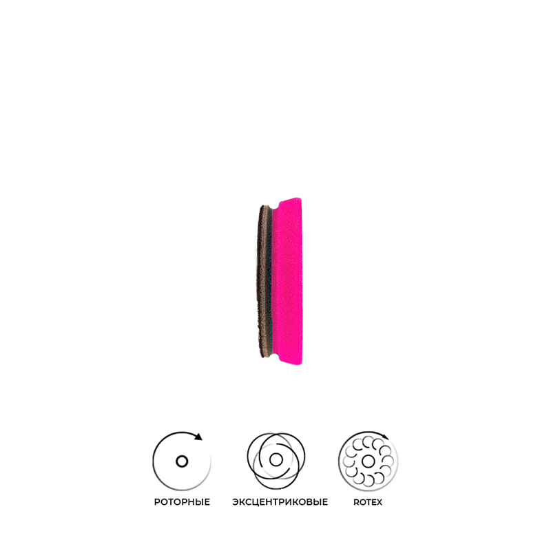 Поролоновый полировальный круг 76мм (90/20/76) Zvizzer All-Rounder - жёсткий