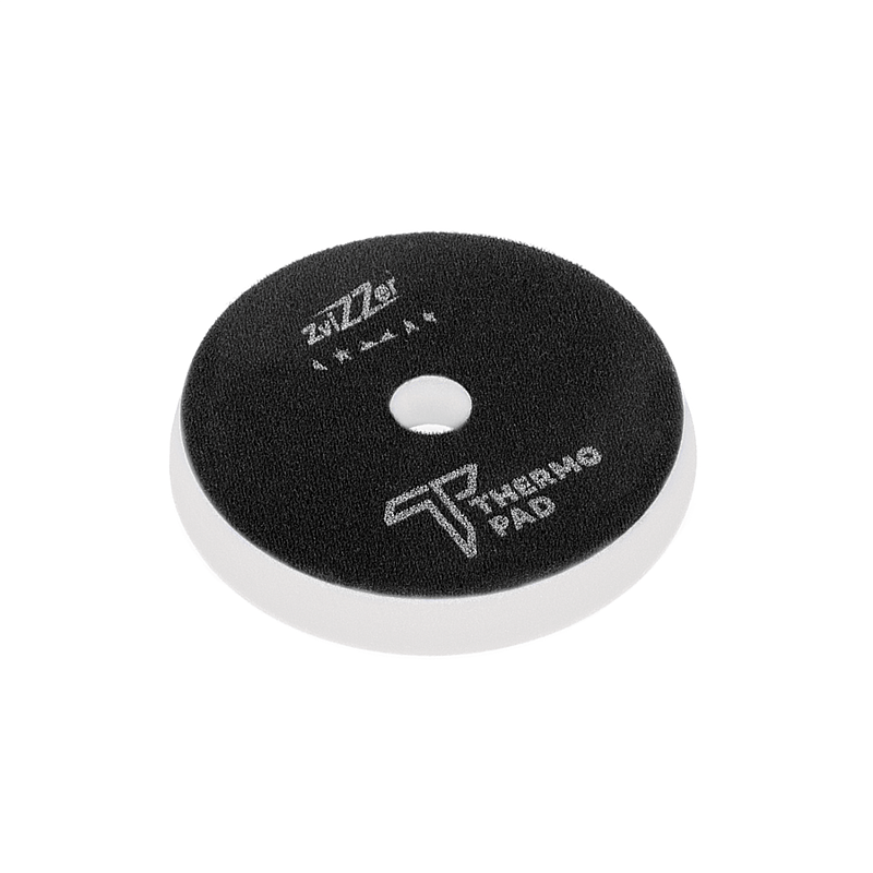 Zvizzer Thermo Pads MEDIUM HARD 150мм 155-160/20/150мм, 1 шт. Полировальный термостойкий поролоновый белый круг средне-жесткий 16 kPa.