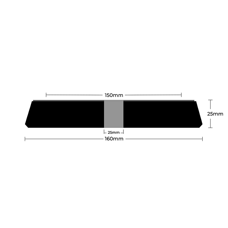 Поролоновый полировальный круг 160-165/25/150мм Zvizzer Trapez - антиголограммный