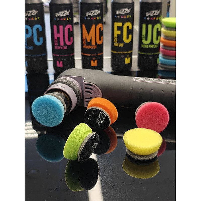 Набор термоустойчивых полировальных кругов разной плотности 35мм (55/20) Компл.5шт. - Detailing Thermo Allrounder