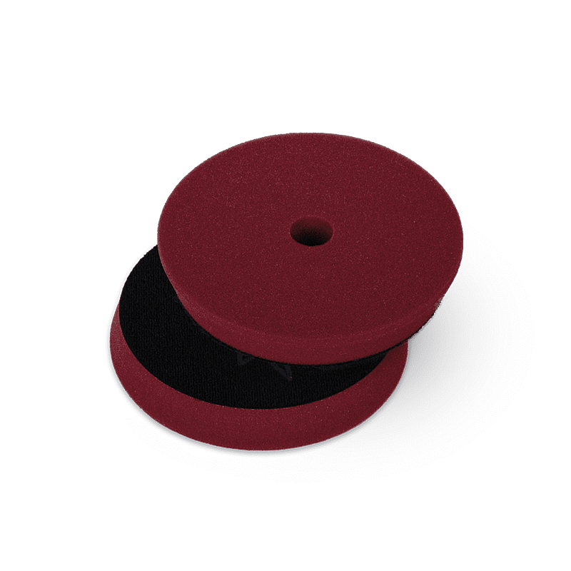 Zvizzer Thermo Pads SOFT 85-90/20/80мм Комплект 2 шт. Полировальный термостойкий поролоновый бордовый круг мягкий 8 kPa.