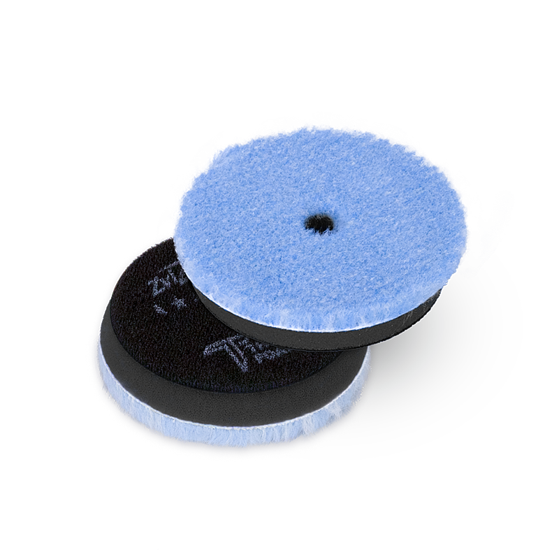 Zvizzer Thermo Hybrid 85-90/15/80мм Комплект 2 шт. Полировальный гибридный круг из натурального и искусственного меха на BK –мягком Termo поролоне с липучкой.