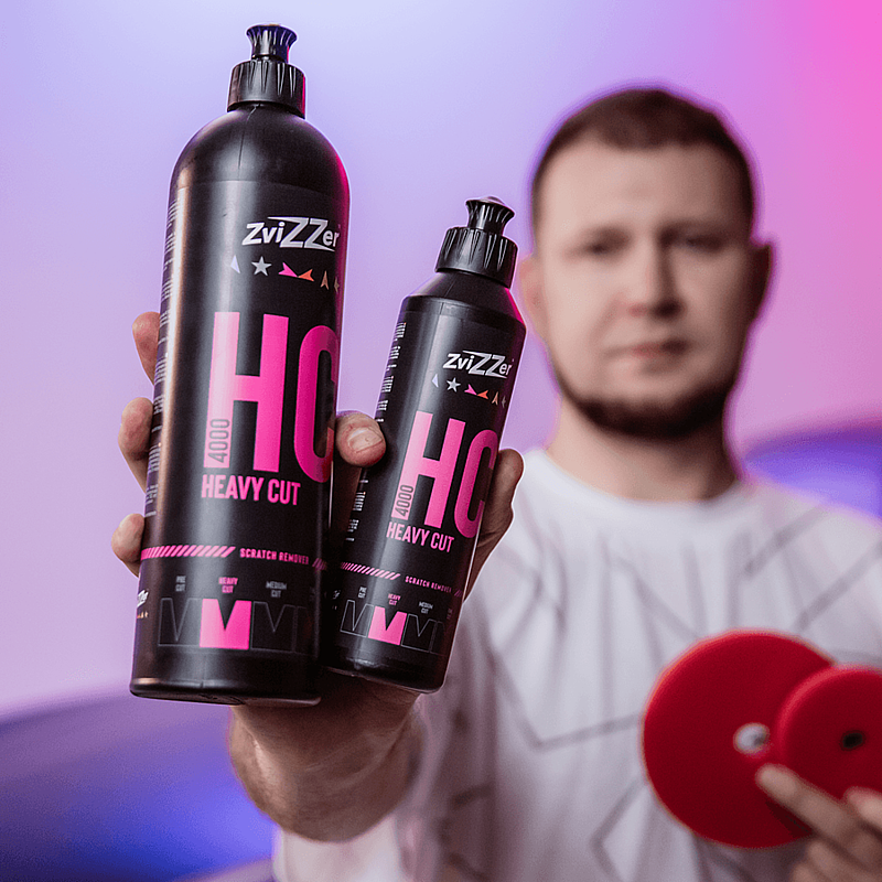 Крупноабразивная полировальная паста Heavy Cut 4000 для удаления крупных царапин,  750 мл