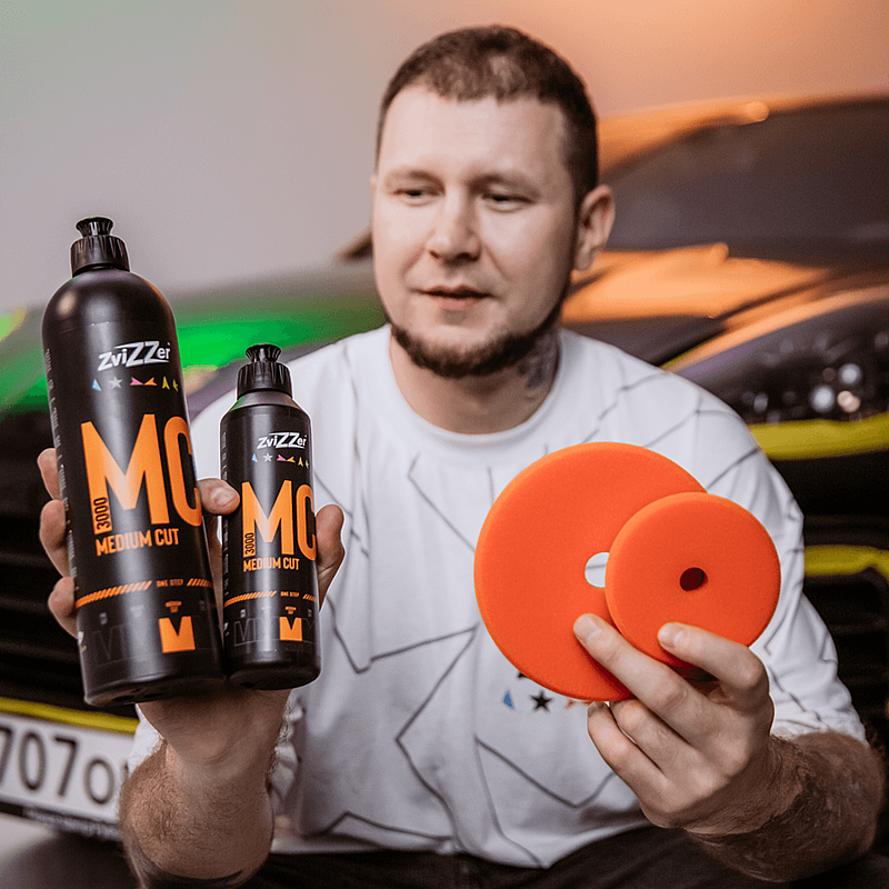 Среднеабразивная полировальная паста Medium Cut 3000 для одношаговой полировки, 750 мл