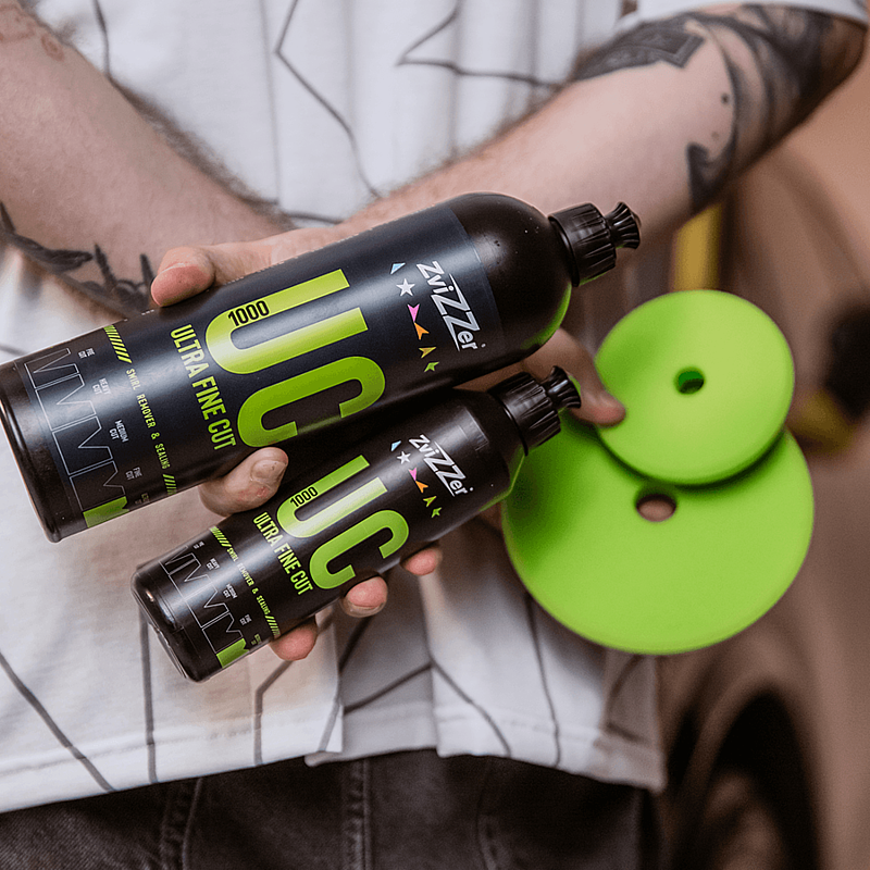 Микроабразивная антиголограммная полировальная паста Ultrafine Cut 1000 с защитой лака, 250 мл