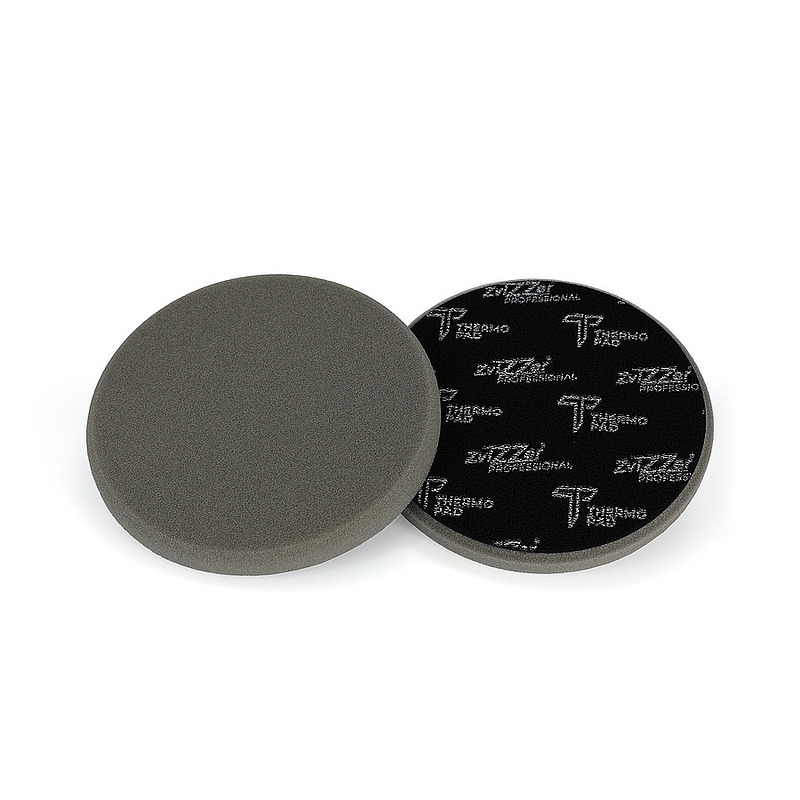 Очень жёсткий поролоновый круг для роторной машинки 150мм (160/20/150) - Thermo rotary серый Комплект 2шт.