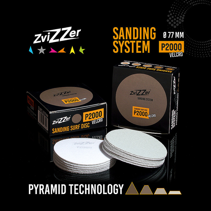 Абразивный шлифовальный круг Pyramid P2000 - 77мм Комплект 10шт.