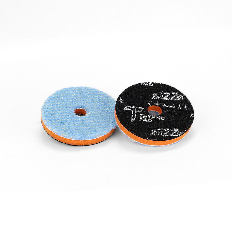 Круг Компл.2шт. из натурального и синтетического меха на поролоновой подложке для эксцентриковой машинки 80мм (80/15) - Detailing Thermo