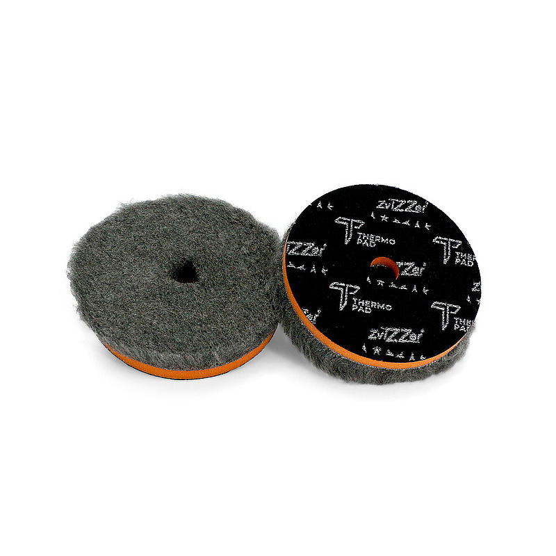 Меховой круг Компл.2шт. Nano Wool для роторной полировальной машинки на жестком поролоне 125мм (130/25)