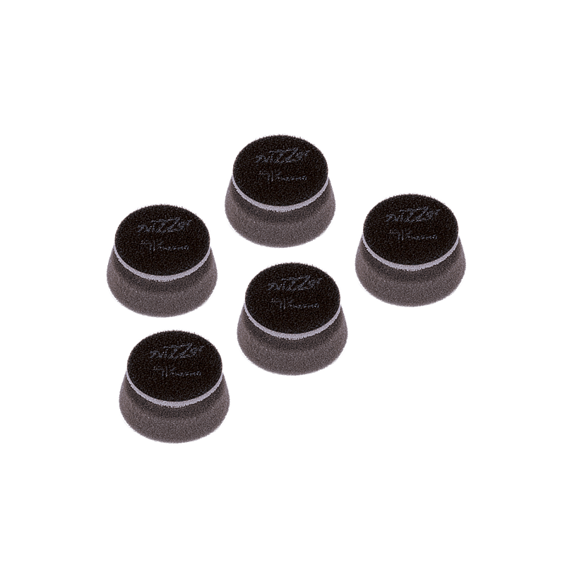 Zvizzer Thermo ALLROUNDER Pads ULTRA SOFT 55/20/35мм Комплект 5 шт. Полировальный термостойкий поролоновый чёрный круг ультра мягкий 5 kPa.