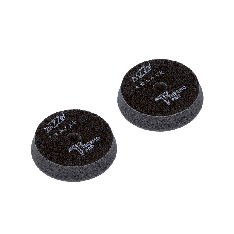 Zvizzer Thermo Pads ULTRA SOFT 85-90/20/80мм Комплект 2 шт. Полировальный термостойкий поролоновый чёрный круг ультра мягкий 4 kPa.