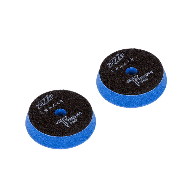 Zvizzer Thermo Pads MEDIUM 85-90/20/80мм Комплект 2 шт. Полировальный термостойкий поролоновый синий круг средней плотности 13 kPa.