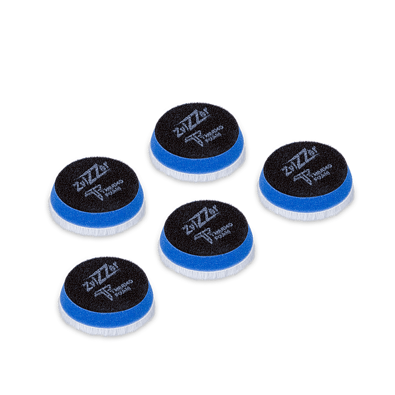 Zvizzer Thermo Wool 70/20/55мм. Комплект 5 шт. Полировальный круг из натурального стриженого меха на полутвёрдом Termo поролоне с липучкой.