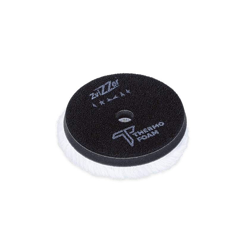Zvizzer Thermo Wool 140/25/125мм Комплект 2 шт. Полировальный круг из натурального меха на мягком Termo поролоне с липучкой.