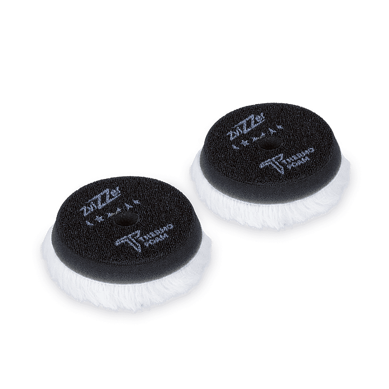 Zvizzer Thermo Wool 90/25/80мм. Комплект 2 шт. Полировальный круг из натурального меха на мягком Termo поролоне с липучкой.