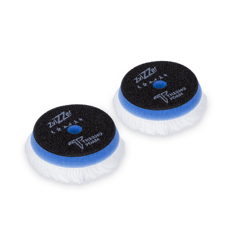 Zvizzer Thermo Wool 90/25/80мм. Комплект 2 шт. Полировальный круг из натурального меха на полутвёрдом Termo поролоне с липучкой.