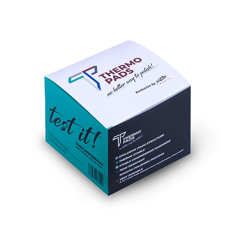 Zvizzer Thermo KIT Pads 140/20/125мм. Комплект 6 шт. поролон термостойкий, кругов 6 степеней плотности 5-20kPa