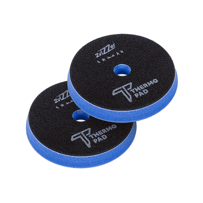 Zvizzer Thermo Pads MEDIUM 150мм 155-160/20/150мм Комплект 2 шт. Полировальный термостойкий поролоновый синий круг средней жесткости 13 kPa.