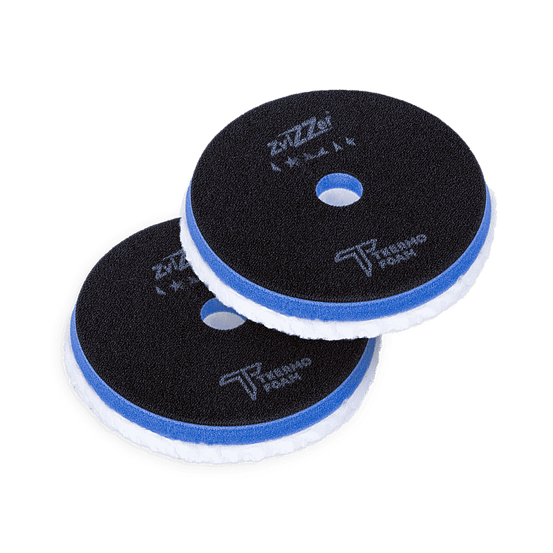 Zvizzer Thermo Microfiber 160/20/150мм Комплект 2шт.  Полировальный круг микрофибра короткая  на полутвёрдом Termo поролоне с липучкой.