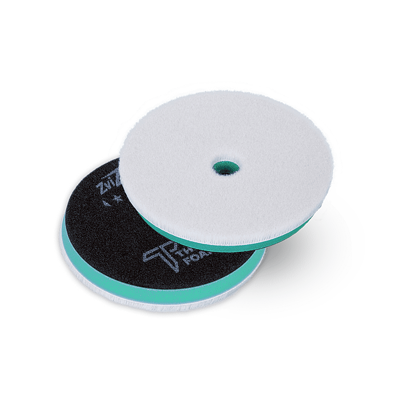 Zvizzer Thermo Wool 140/15/125мм. Комплект 2 шт. Полировальный круг из натурального стриженого меха на твёрдом Termo поролоне с липучкой.