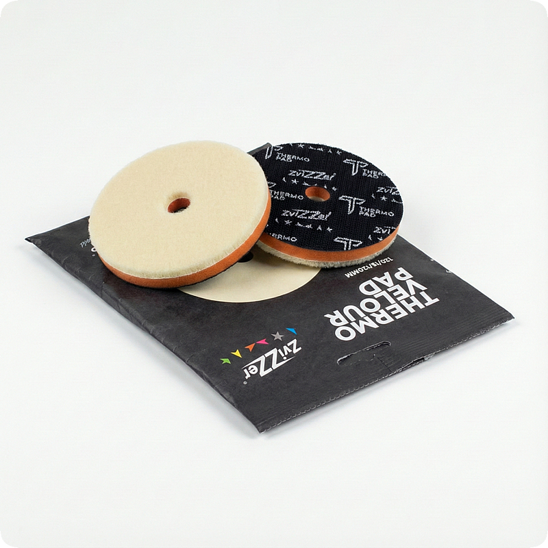 Круг из синтетического меха на поролоновой подложке для эксцентриковой машинки 125мм (130/15) - Detailing Thermo