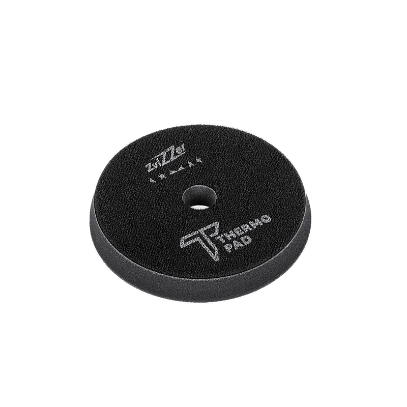 Zvizzer Thermo Pads ULTRA SOFT 130-140/20/125мм Компл.2 шт. Полировальный термостойкий поролоновый чёрный круг ультра мягкий 4 kPa.