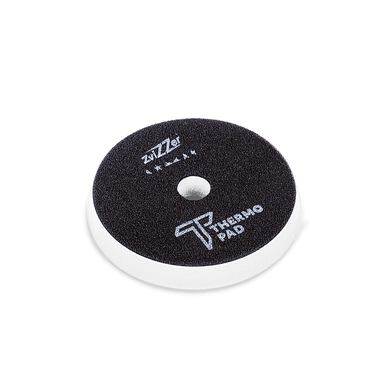 Zvizzer Thermo Pads MEDIUM HARD 130-140/20/125мм Компл.2 шт. Полировальный термостойкий поролоновый белый круг средне-жесткий 16 kPa.