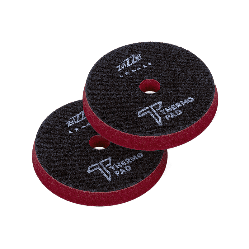 Zvizzer Thermo Pads SOFT 130-140/20/125мм Компл.2 шт. Полировальный термостойкий поролоновый бордовый круг мягкий 8 kPa.
