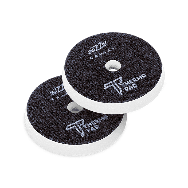 Zvizzer Thermo Pads MEDIUM HARD 130-140/20/125мм Компл.2 шт. Полировальный термостойкий поролоновый белый круг средне-жесткий 16 kPa.