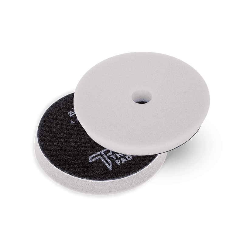 Zvizzer Thermo Pads MEDIUM HARD 130-140/20/125мм Компл.2 шт. Полировальный термостойкий поролоновый белый круг средне-жесткий 16 kPa.