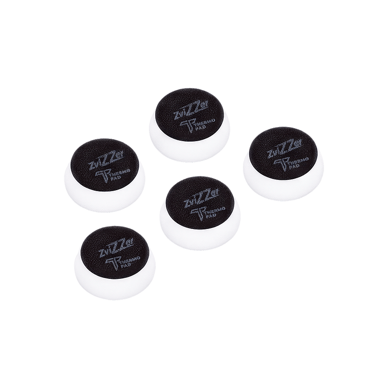 Zvizzer Thermo Pads HARD 55/20/35мм Комплект 5 шт. Полировальный термостойкий поролоновый белый круг жесткий 16 kPa.