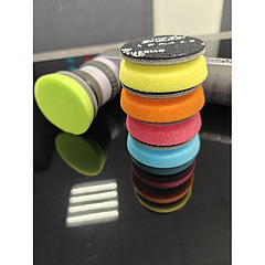 Набор термоустойчивых полировальных кругов разной плотности 55мм (70/20) Комплект 5шт. Detailing Thermo Allrounder