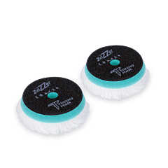 Zvizzer Thermo Wool 90/25/80мм. Комплект 2 шт. Полировальный круг из натурального меха на твёрдом Termo поролоне с липучкой.