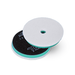 Zvizzer Thermo Wool 140/15/125мм. Комплект 2 шт. Полировальный круг из натурального стриженого меха на твёрдом Termo поролоне с липучкой.