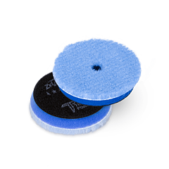 Zvizzer Thermo Hybrid 90/15/80мм Комплект 2 шт. Полировальный гибридный круг из натурального и искусственного меха на полутвёрдом Termo поролоне с липучкой.