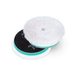 Zvizzer Thermo Microfiber 140/20/125мм Комплект 2шт. Полировальный круг микрофибра короткая  на твёрдом Termo поролоне с липучкой.